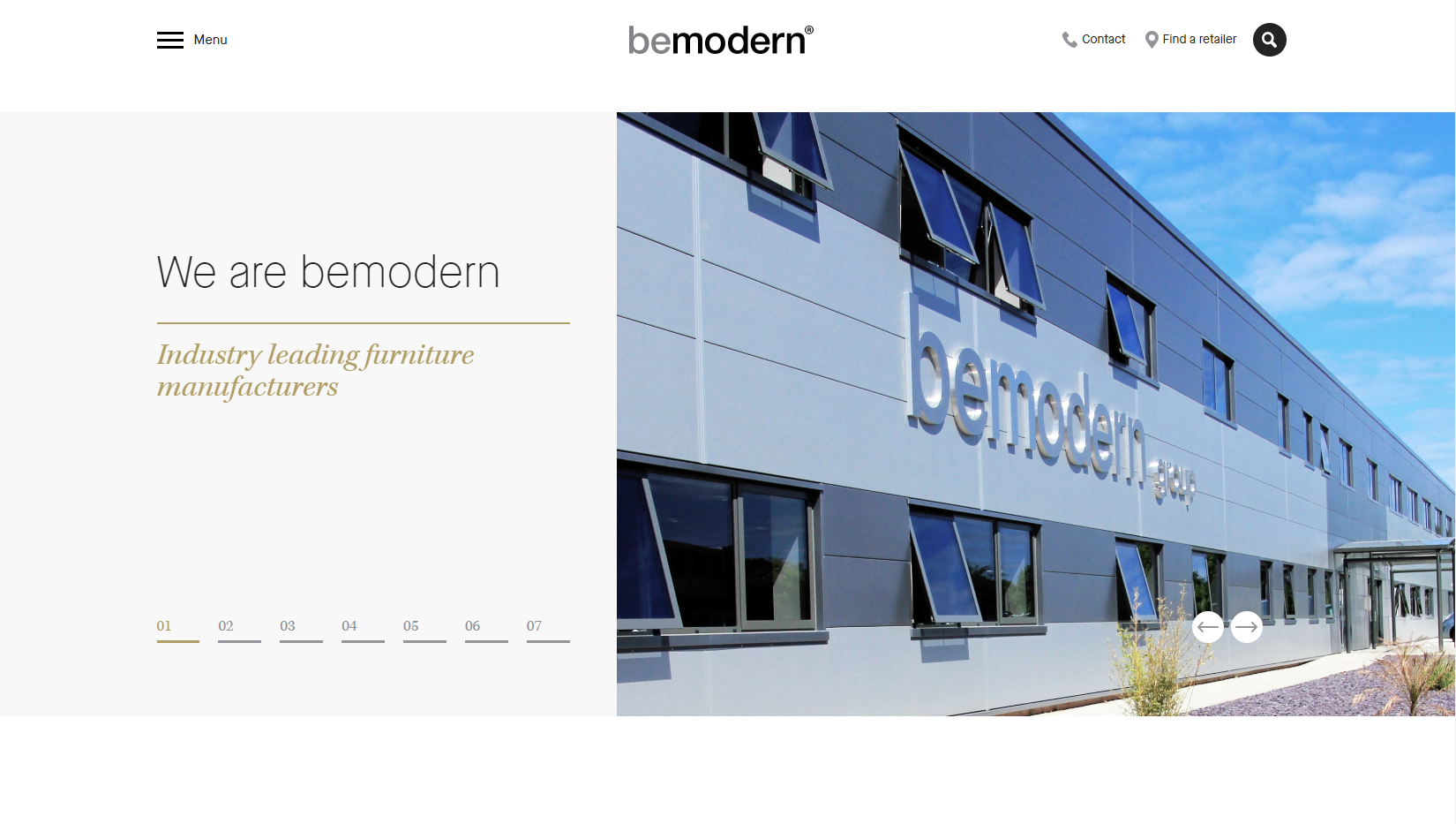 Be Modern Website
