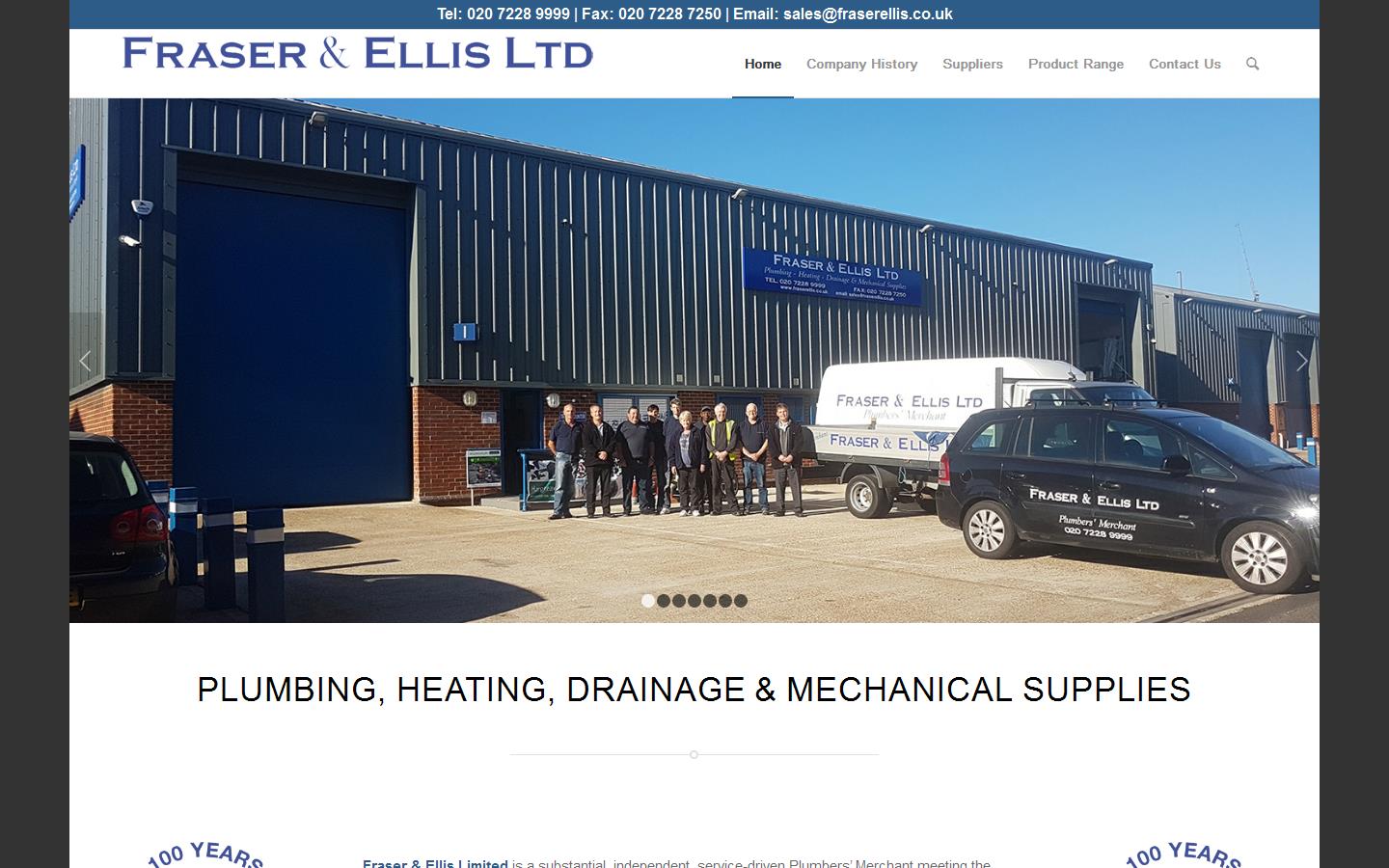 Fraser & Ellis Ltd Website