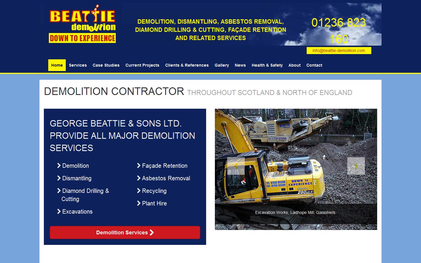Beattie Demolition Website