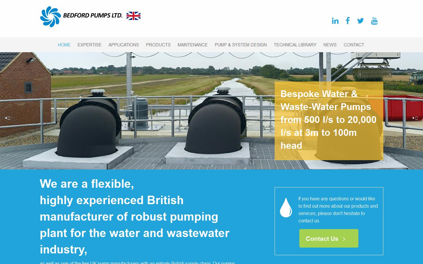 Bedford Pumps Ltd Website