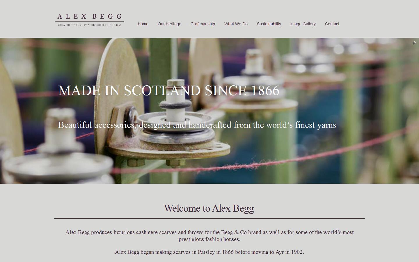 Alex Begg Website