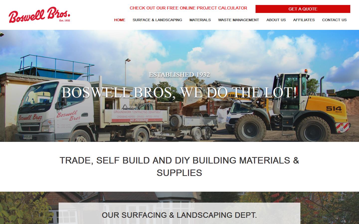 Boswell Bros Website