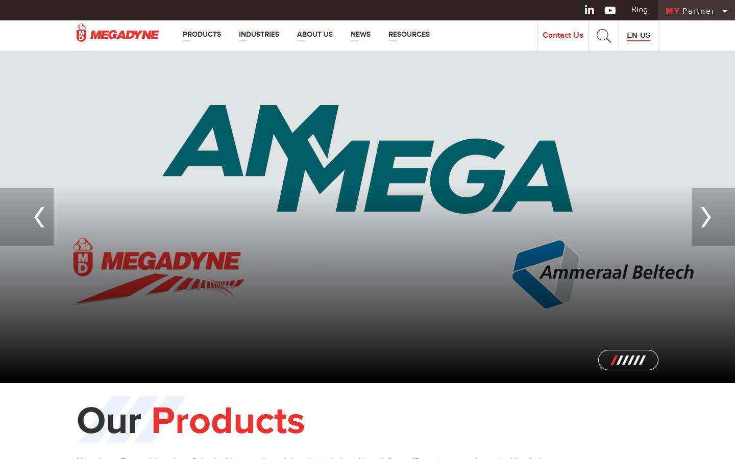 Megadyne UK Ltd Website