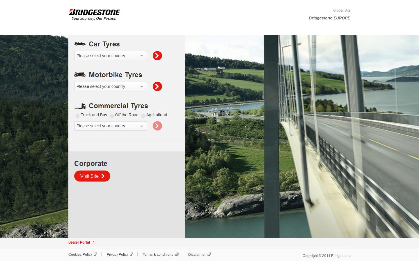 Bridgestone UK Website