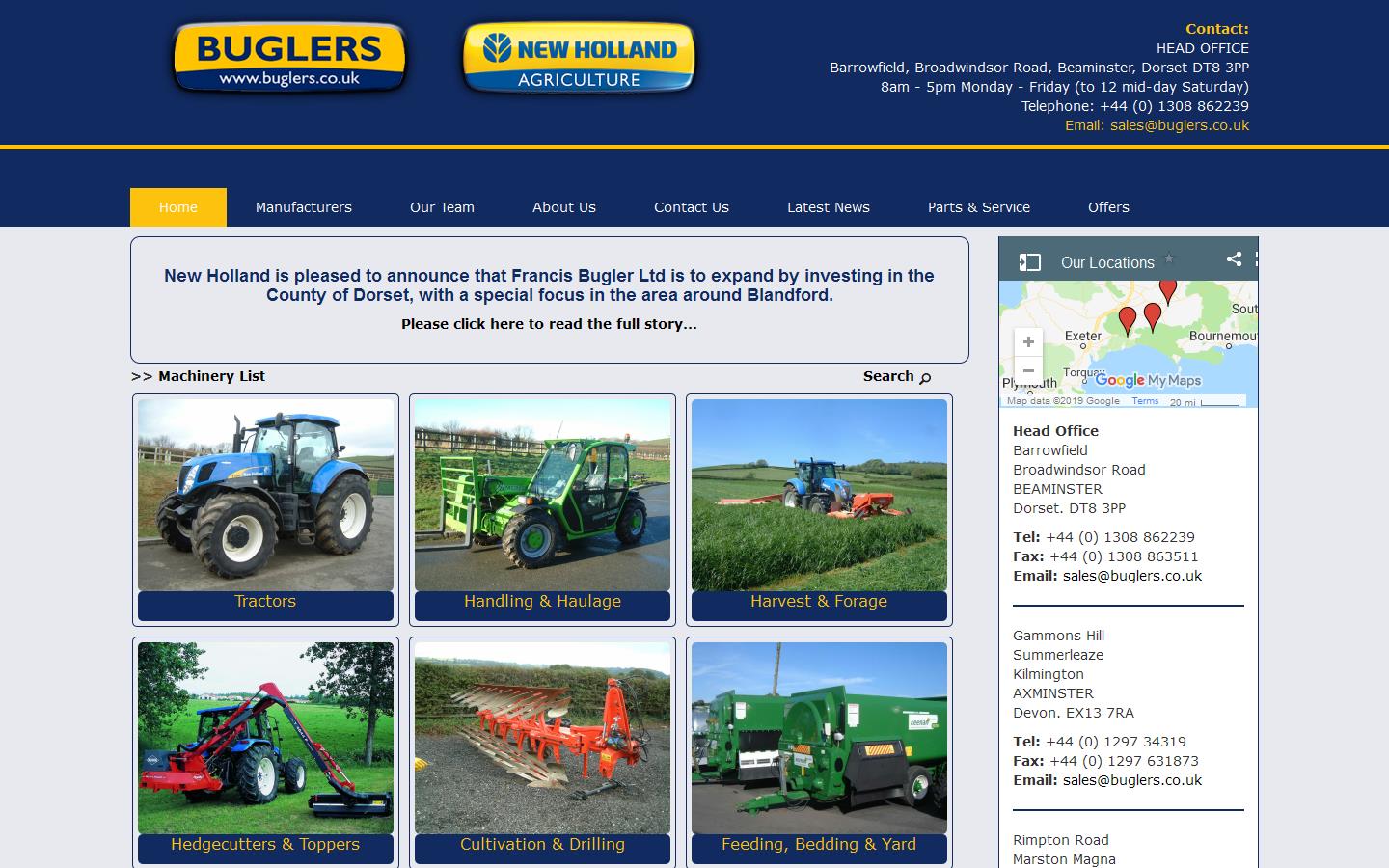 Francis Bugler Ltd Website