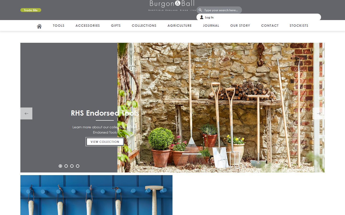 Burgon & Ball Website