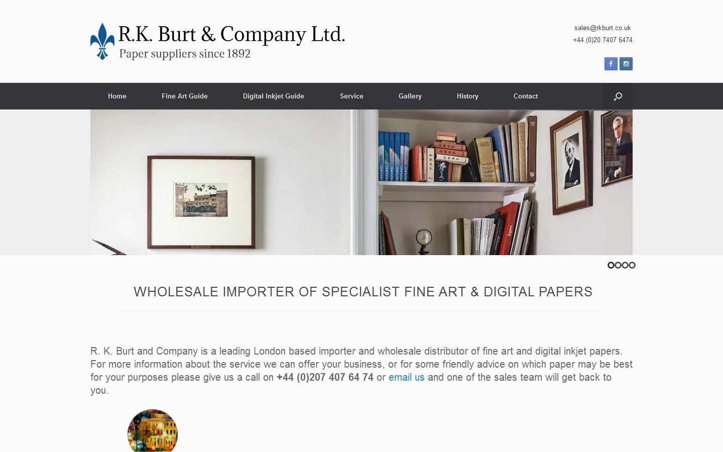 R K Burt & Company Ltd Website