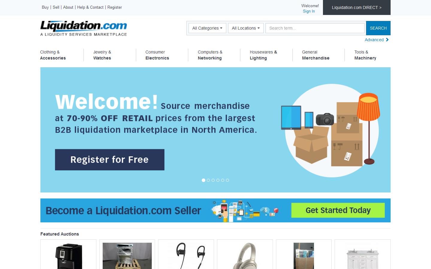 Goindustry Dove Bid Website