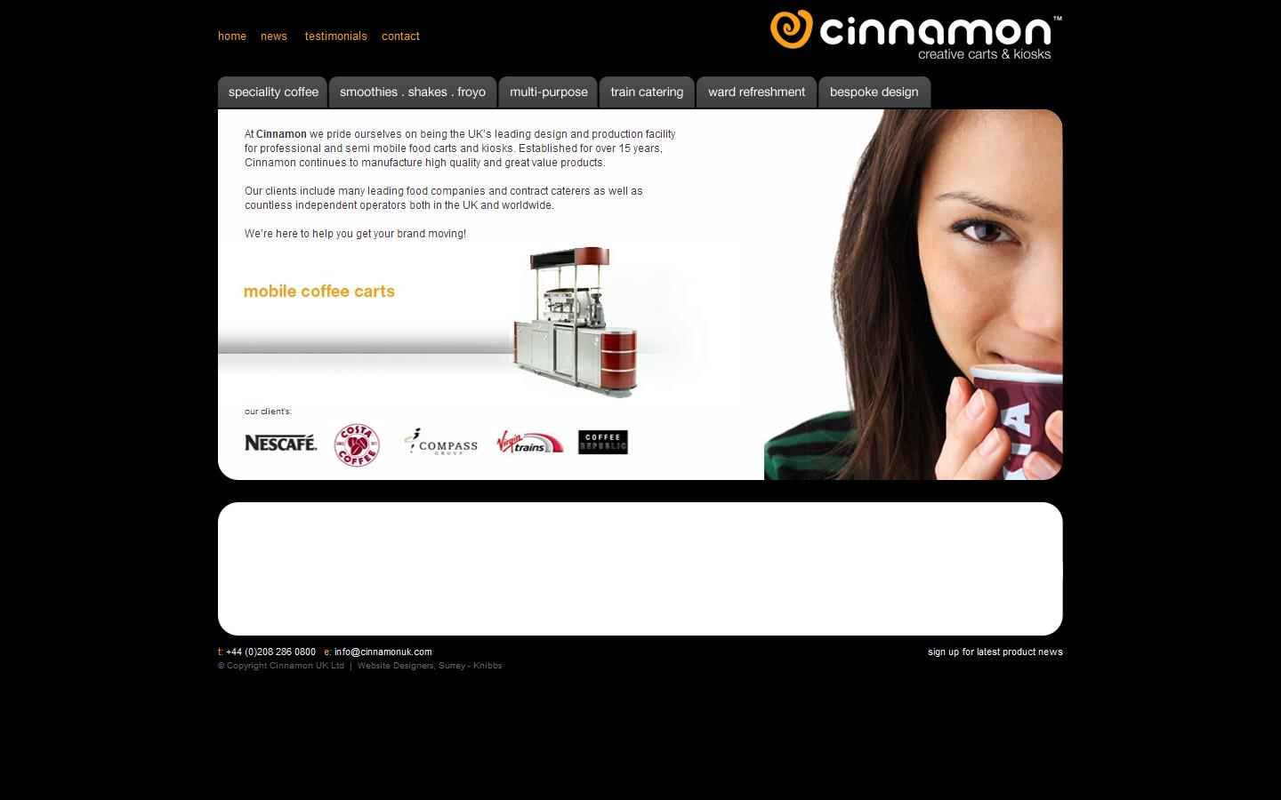Cinnamon UK Ltd Website