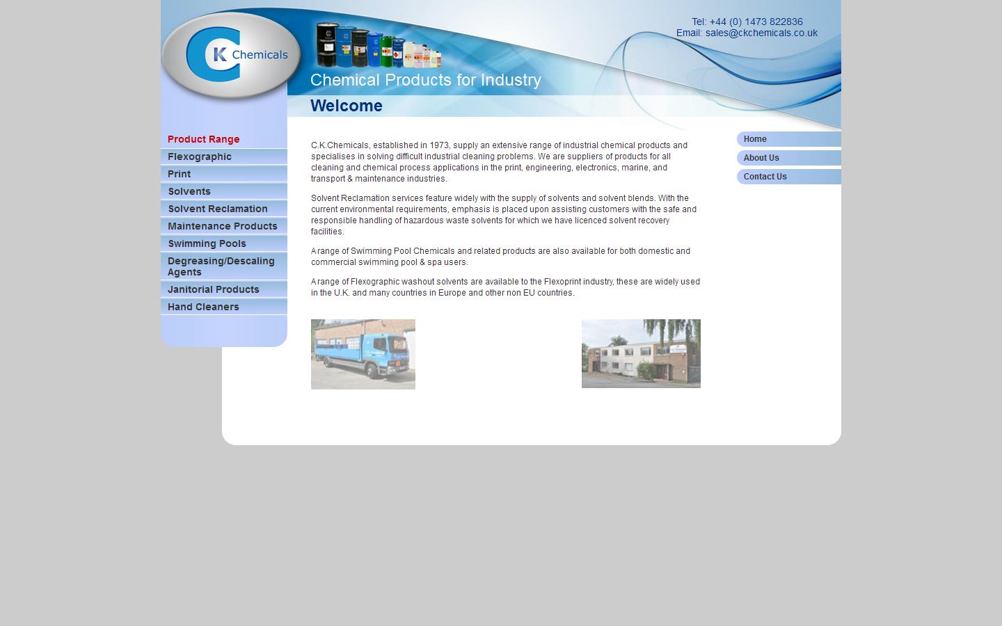 C K Chemicals Website