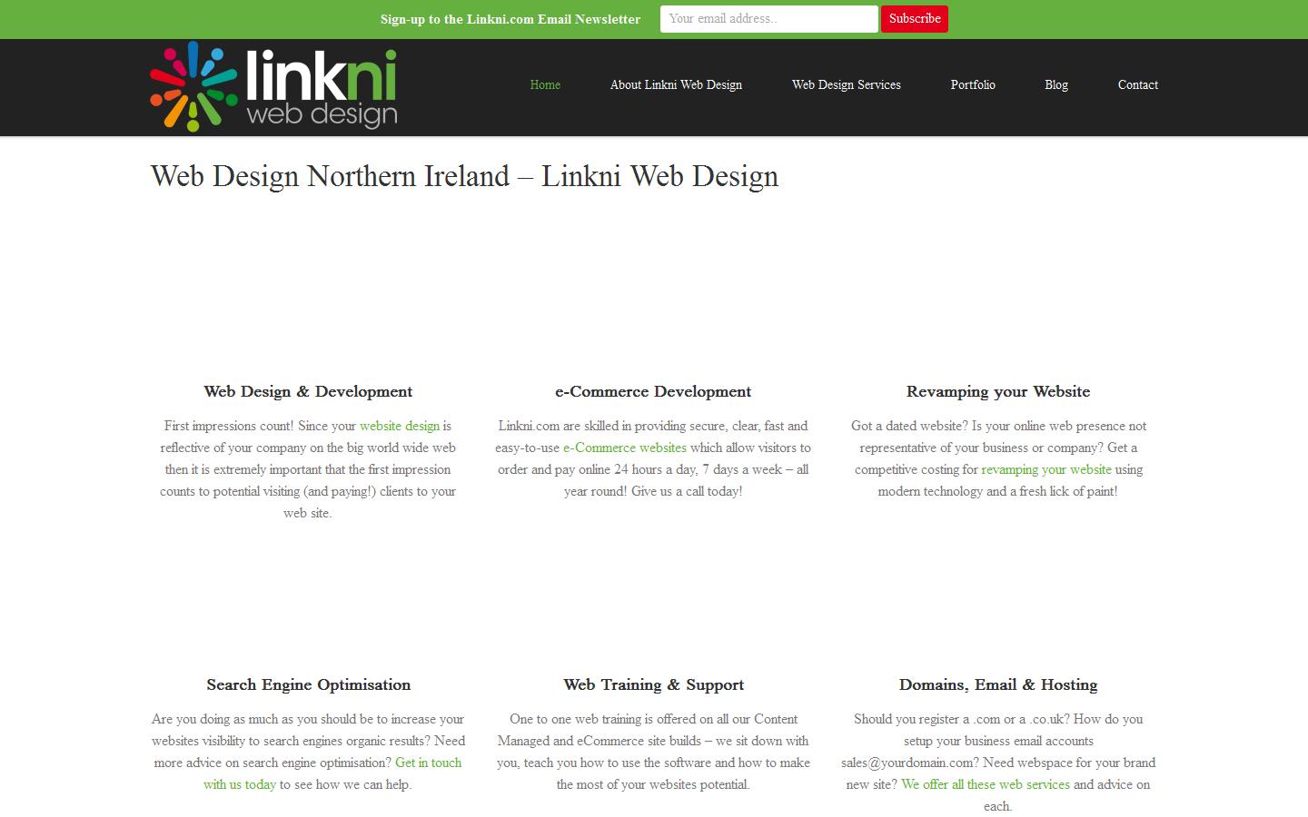 Linkni Web Design Website