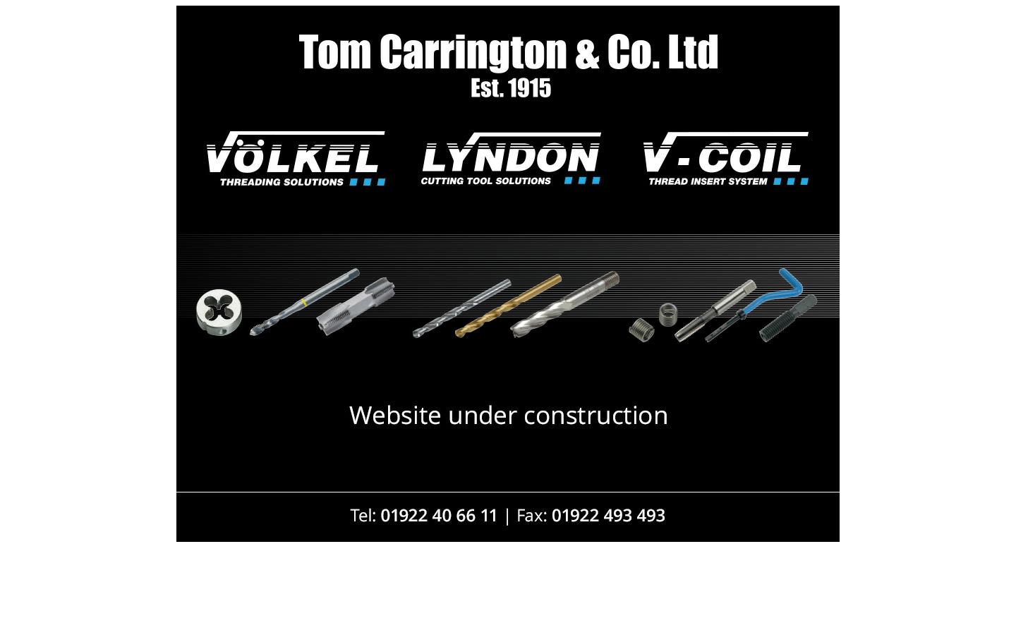 Tom Carrington & Co. Ltd Website