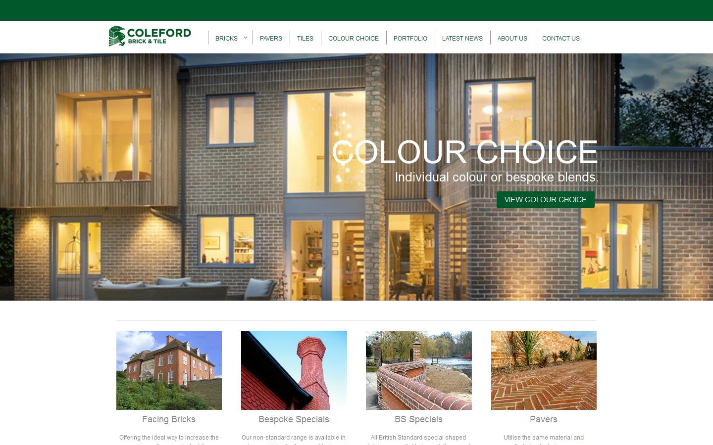 Coleford Brick & Tile Website