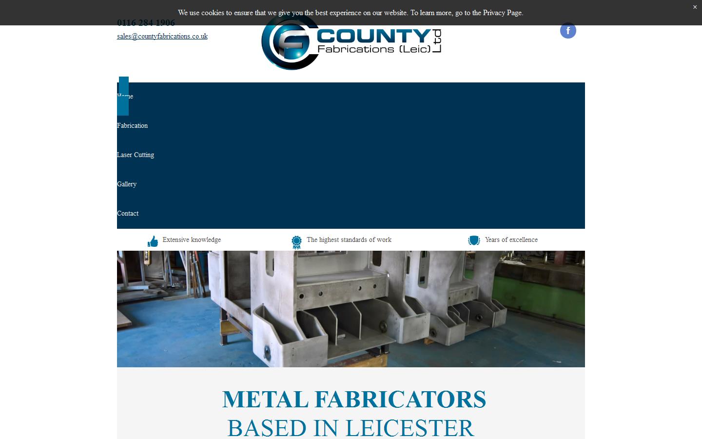 County Fabrications Ltd Website