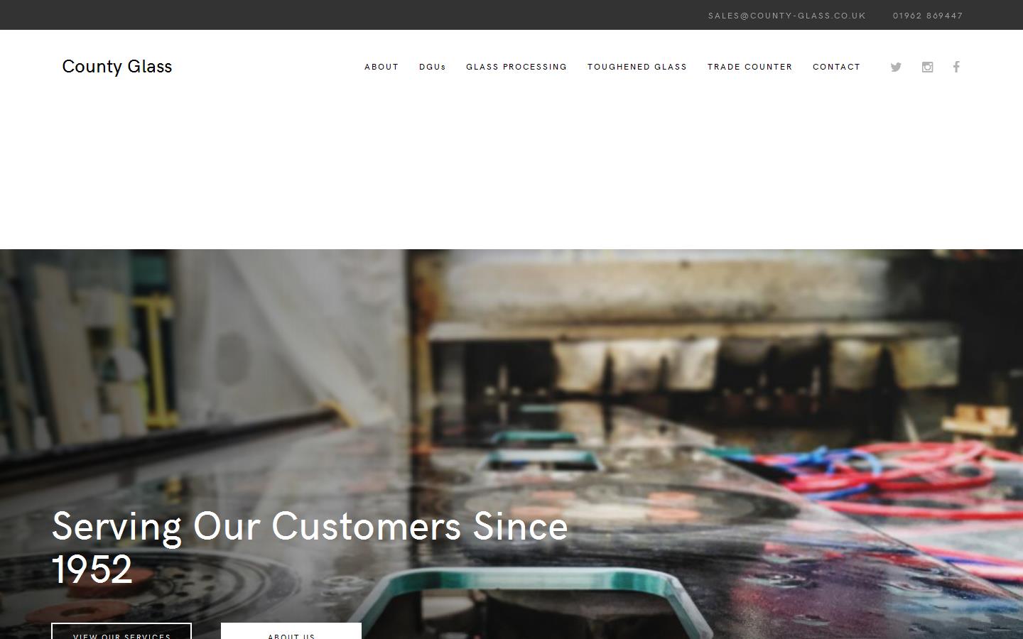 County Glass Ltd Website