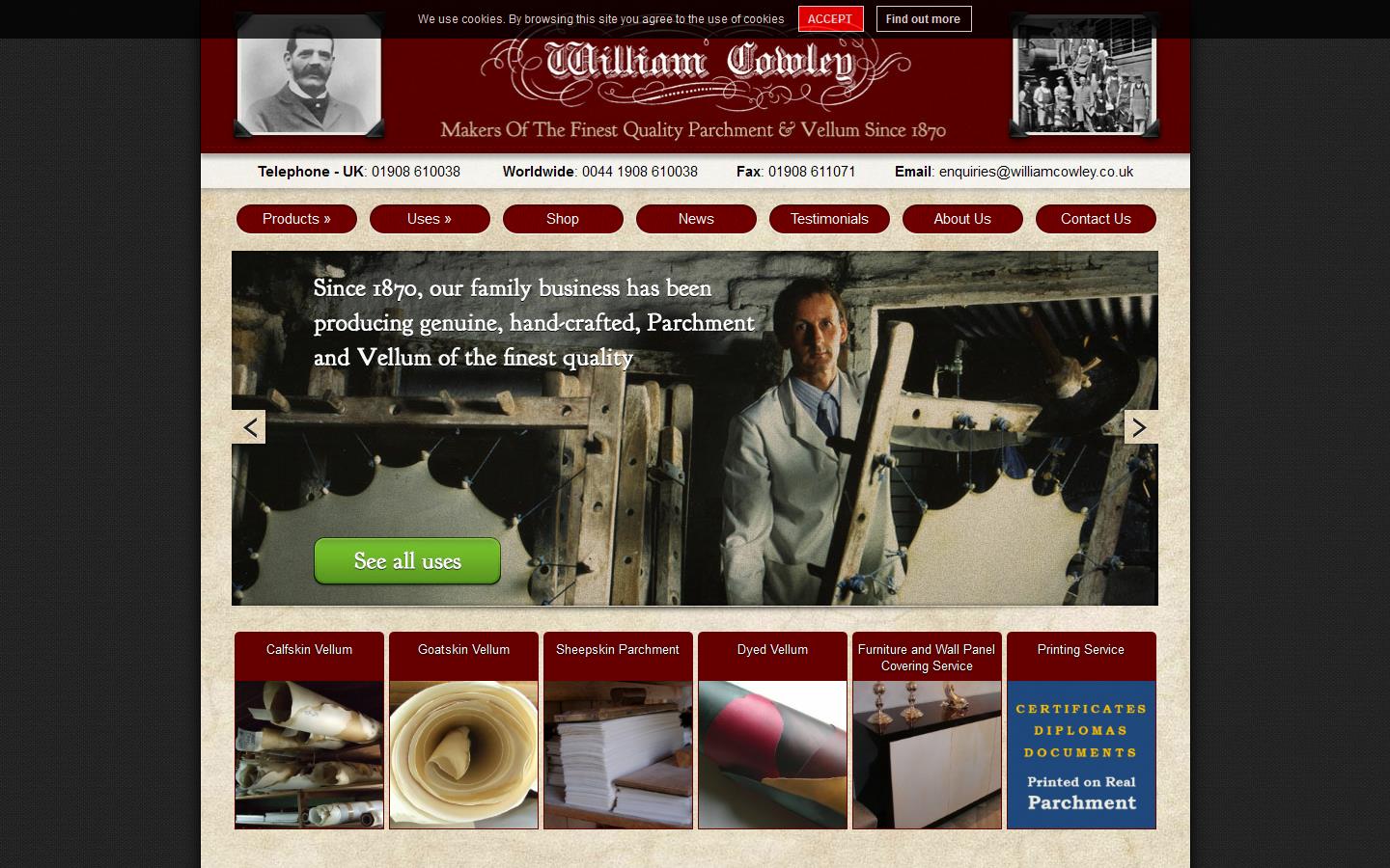 William Cowley Website
