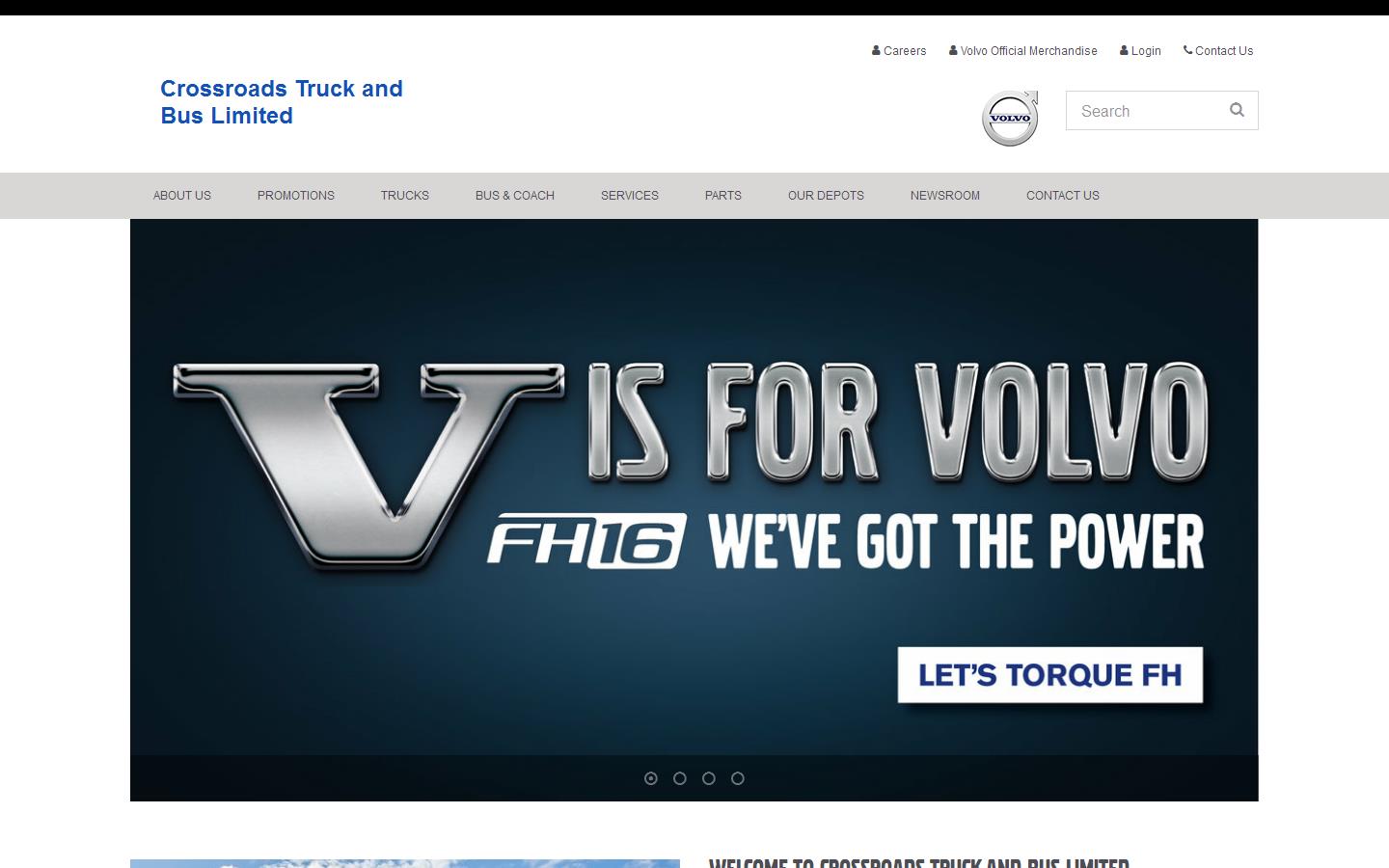 Crossroads Truck & Bus Ltd Website