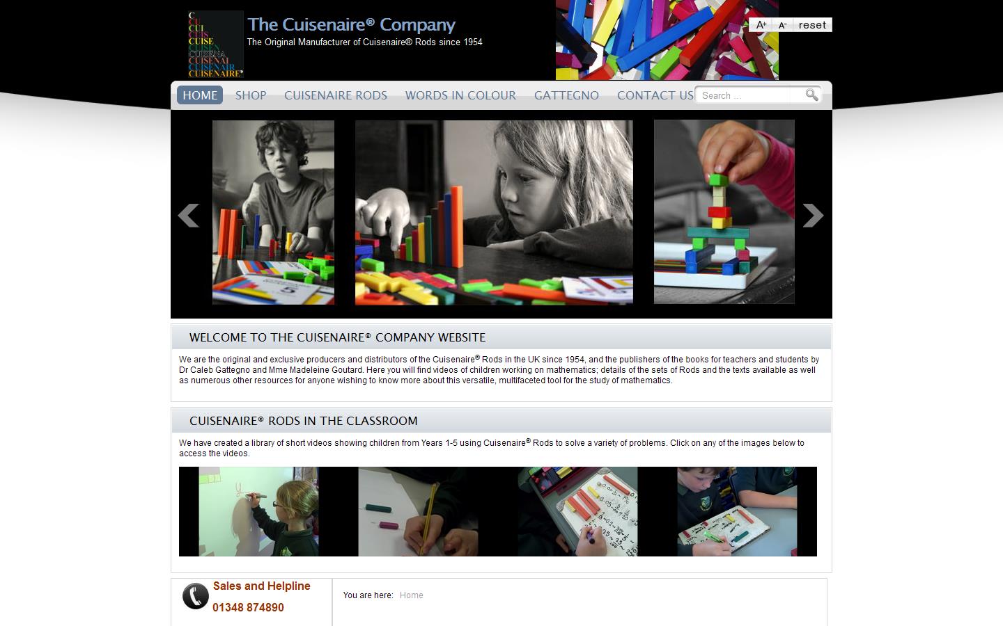 The Cuisenaire Company Website