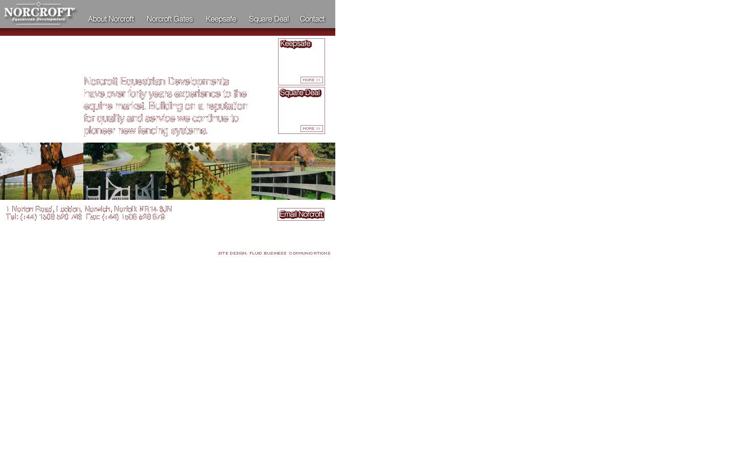 Norcroft Equestrian Development Website