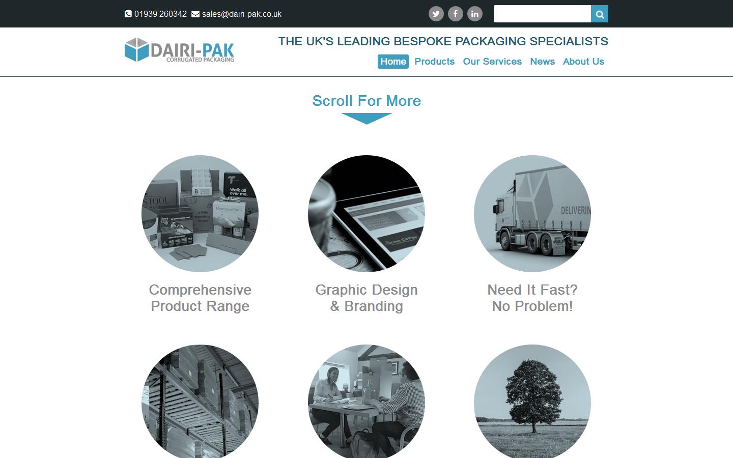 Dairi-pak Website