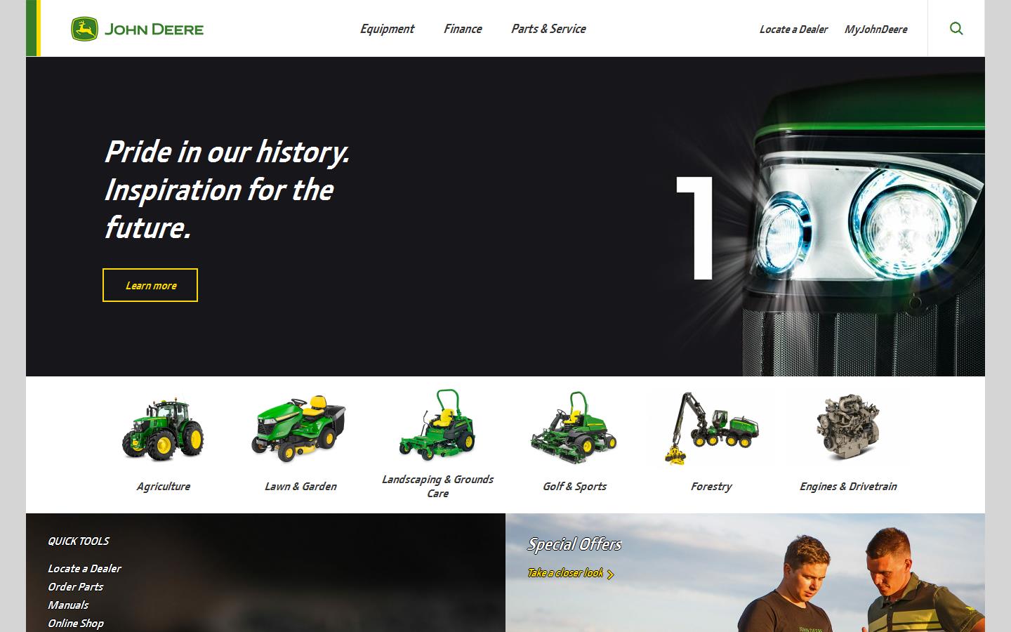 John Deere Website