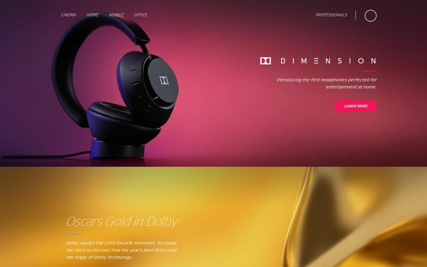 Dolby Europe Ltd Website