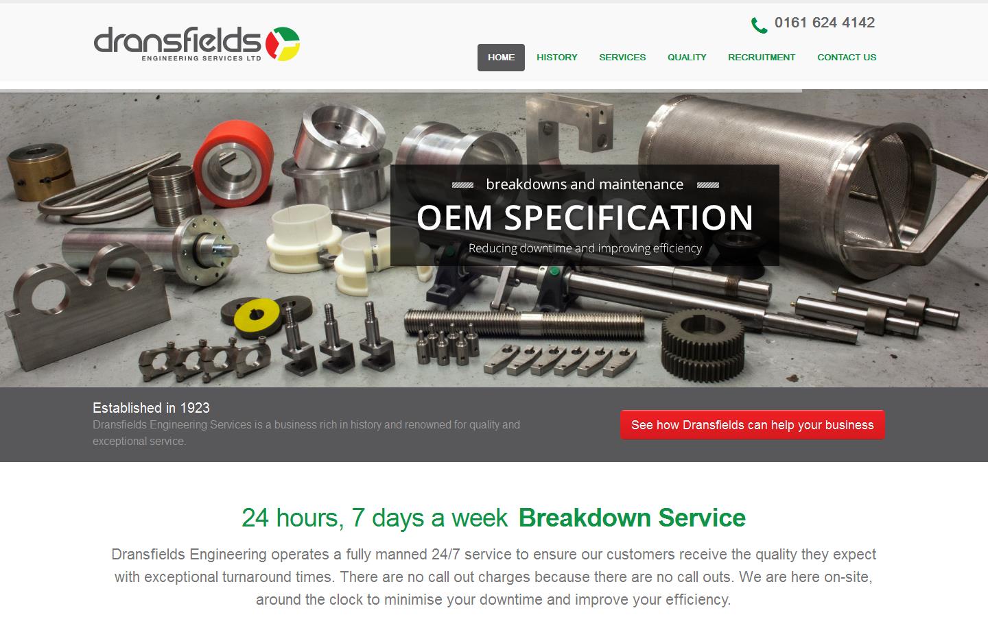 Dransfield Novelty Co. Ltd Website