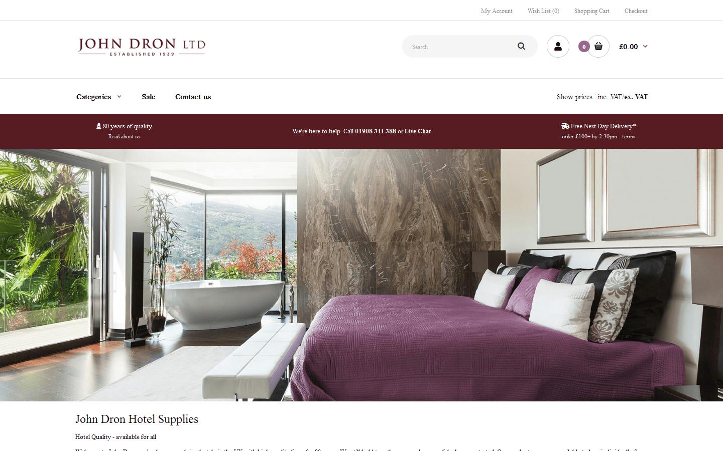 John Dron Ltd Website