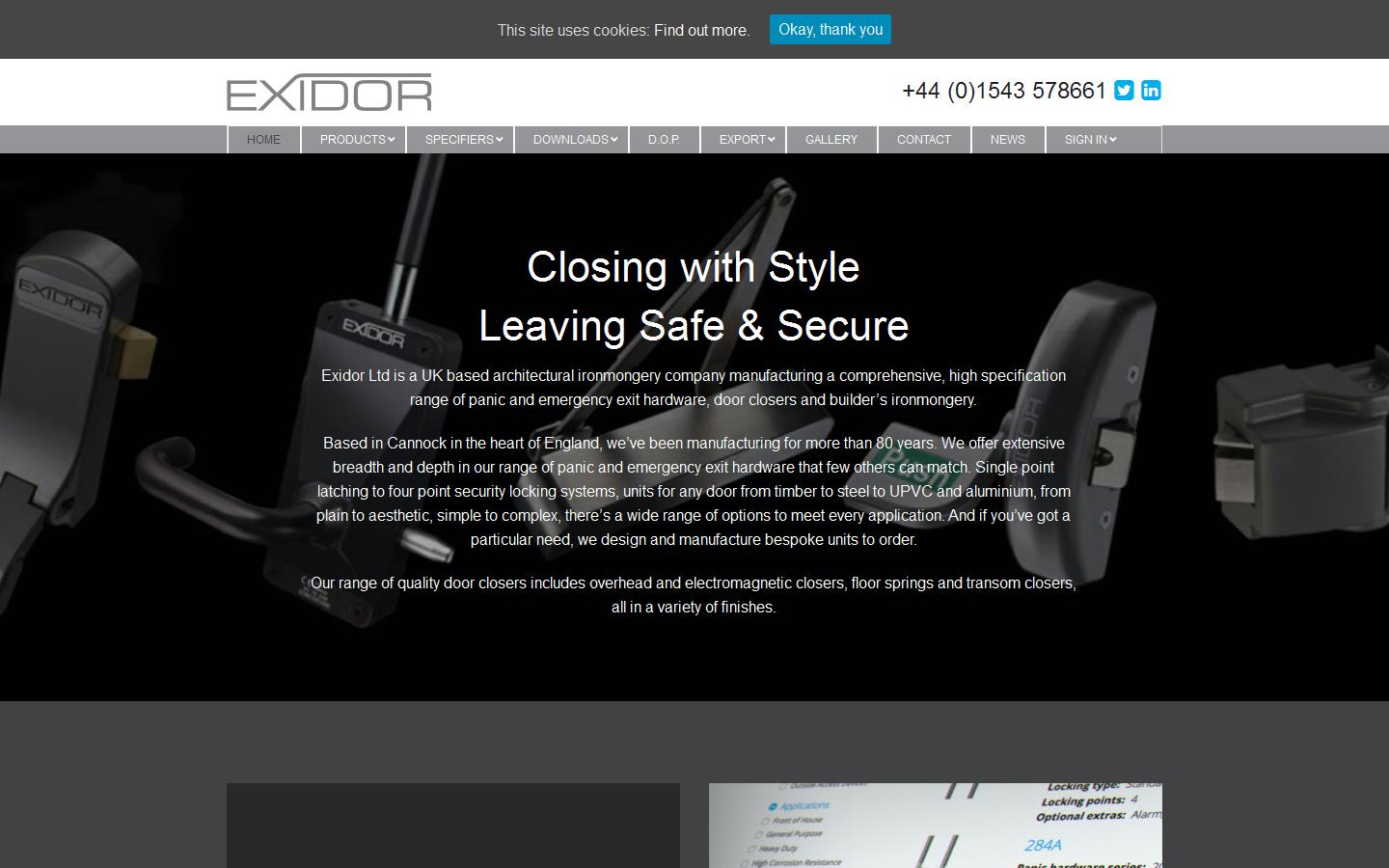 Exidor Ltd Website