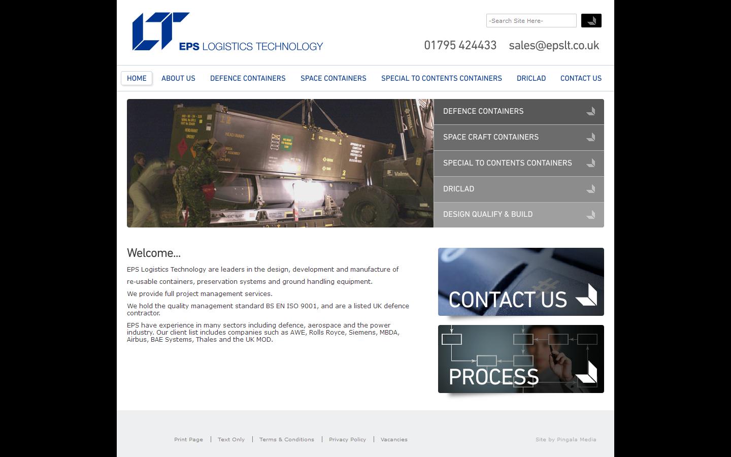 E P S Logistics Technology Website