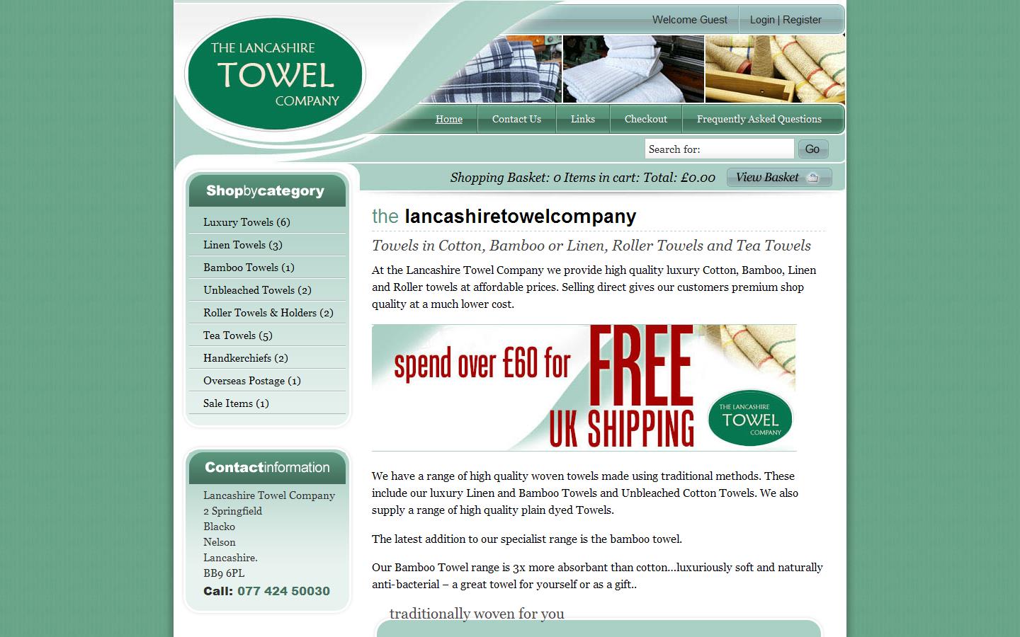 Lancashire Towel Co. Ltd Website