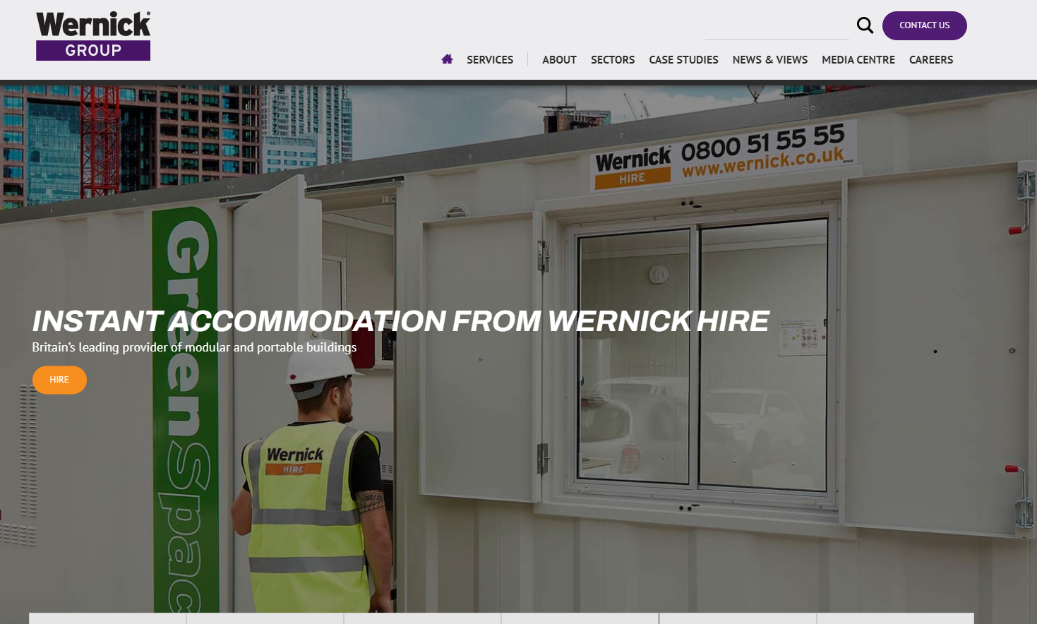 Wernick Hire Ltd Website