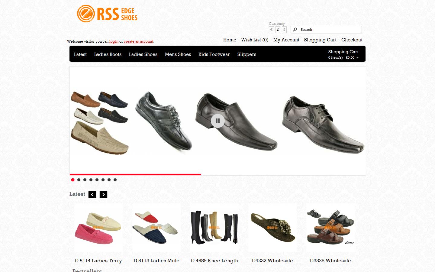 R S S Edge Shoes Ltd Website