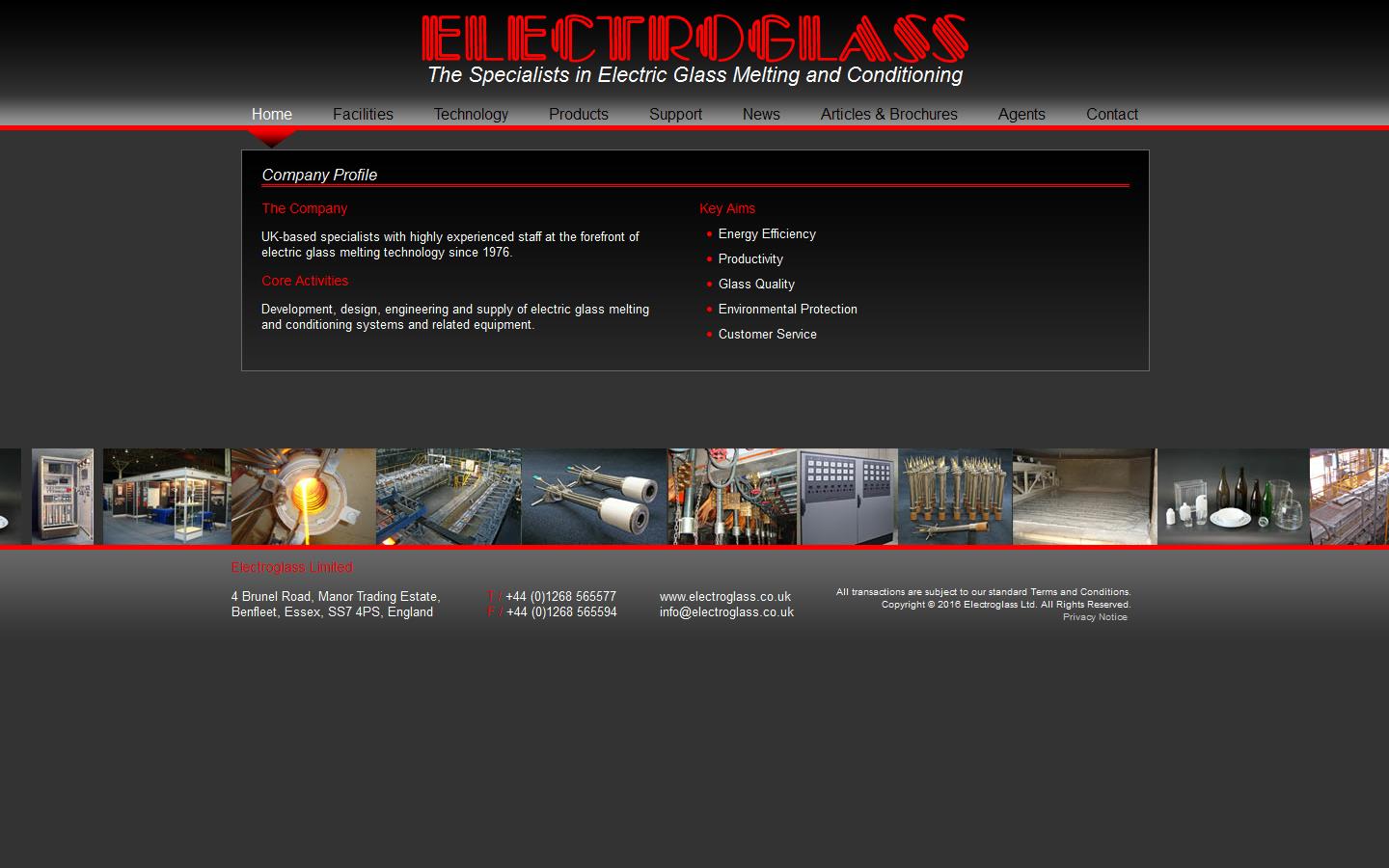 Electroglass Website