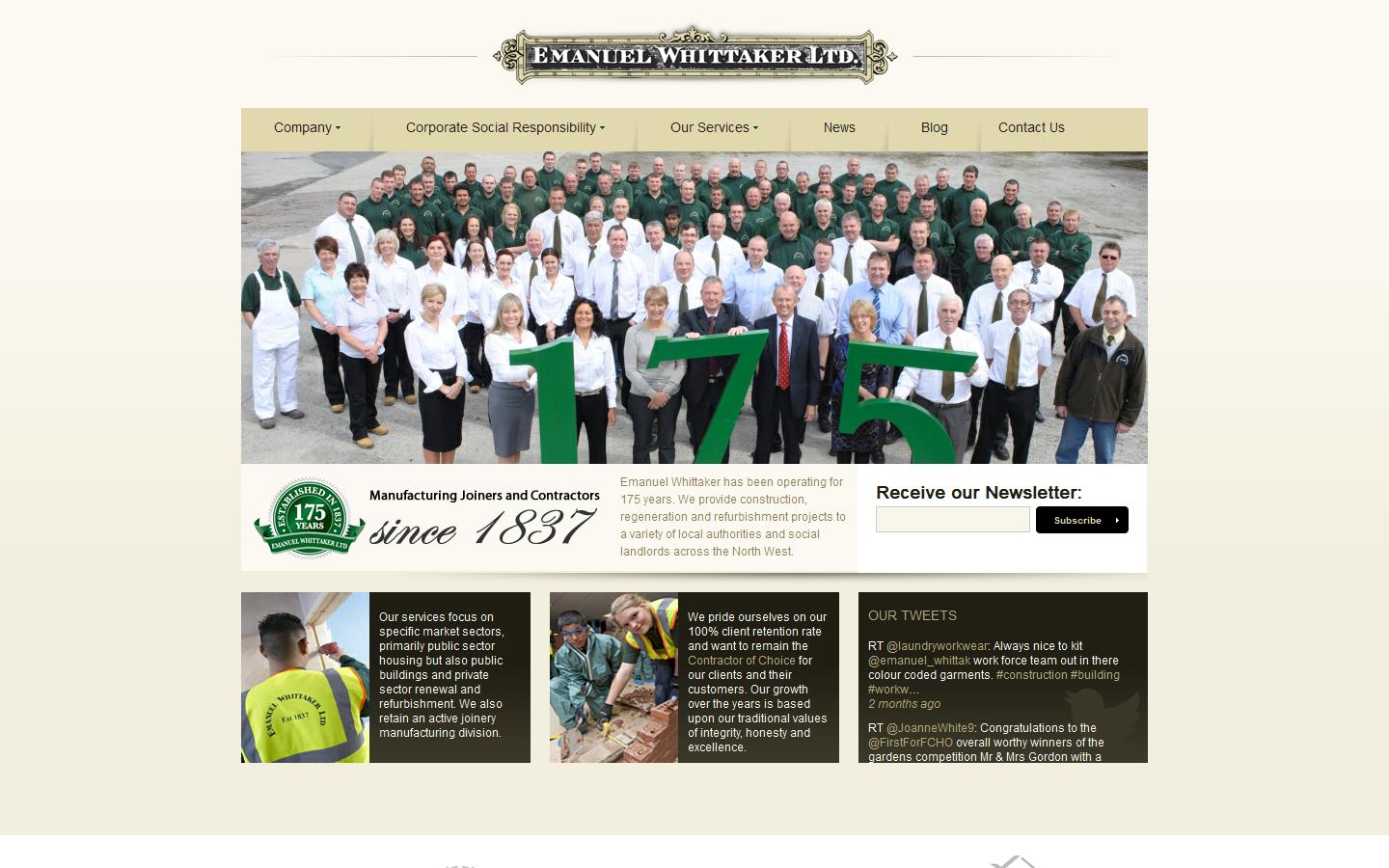 Emanuel Whittaker Ltd Website