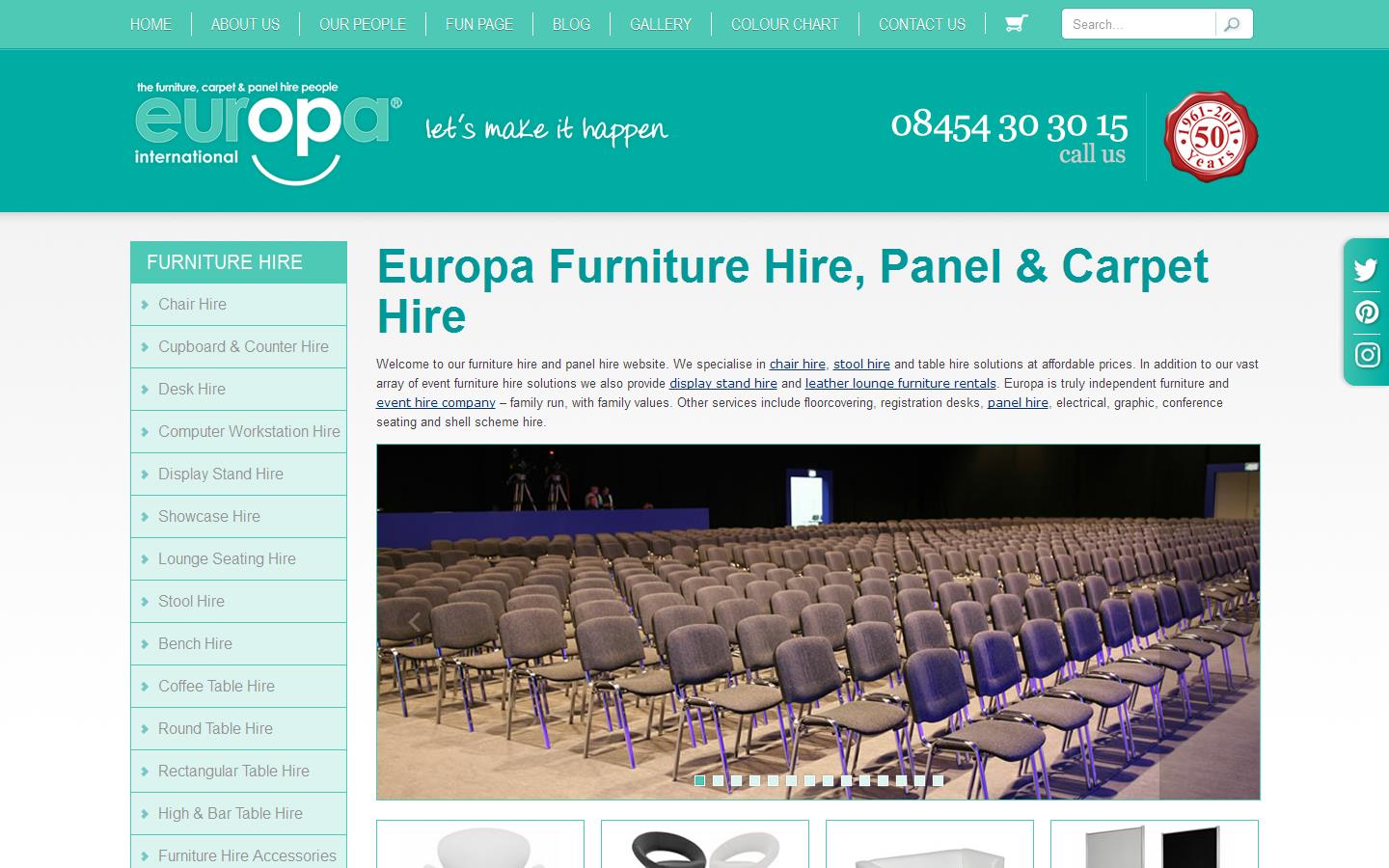 Europa International Website