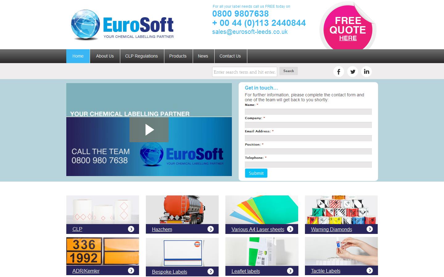 Eurosoft Website
