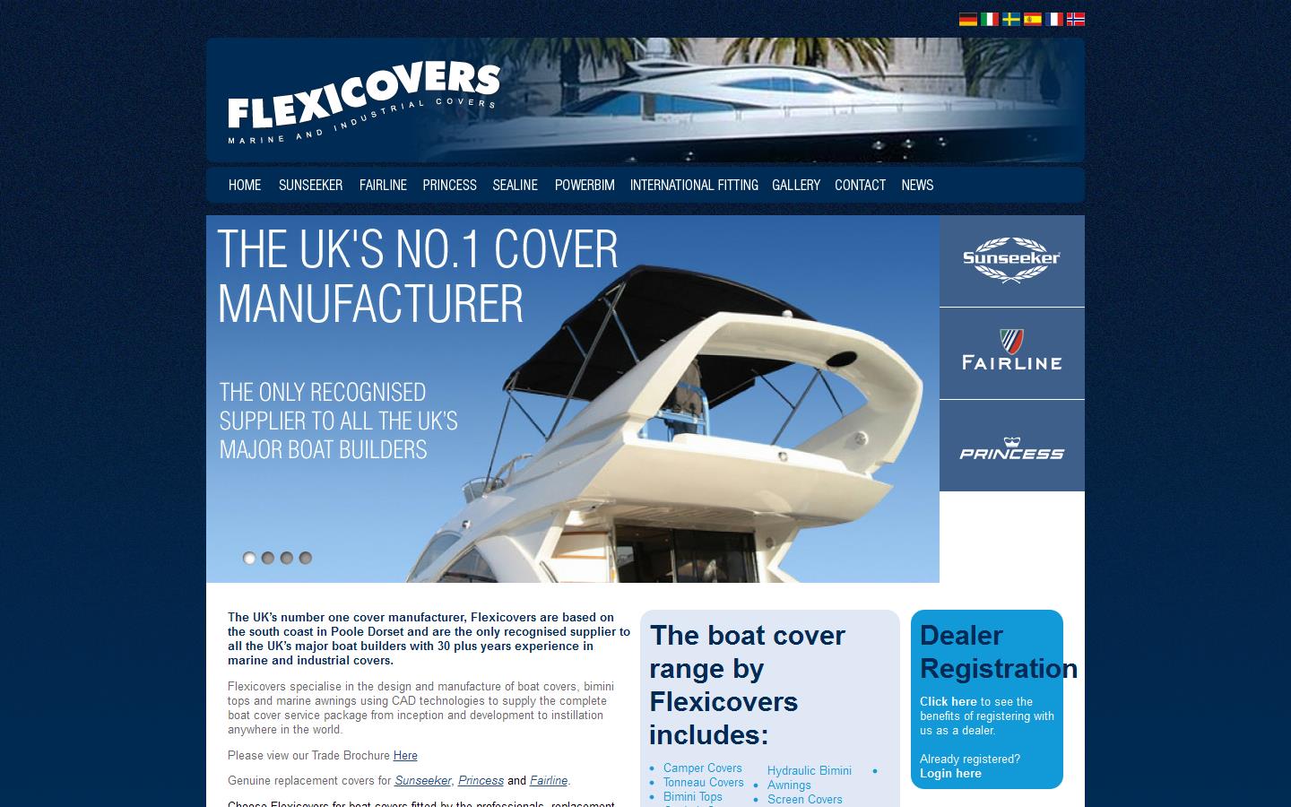 Flexicovers Website