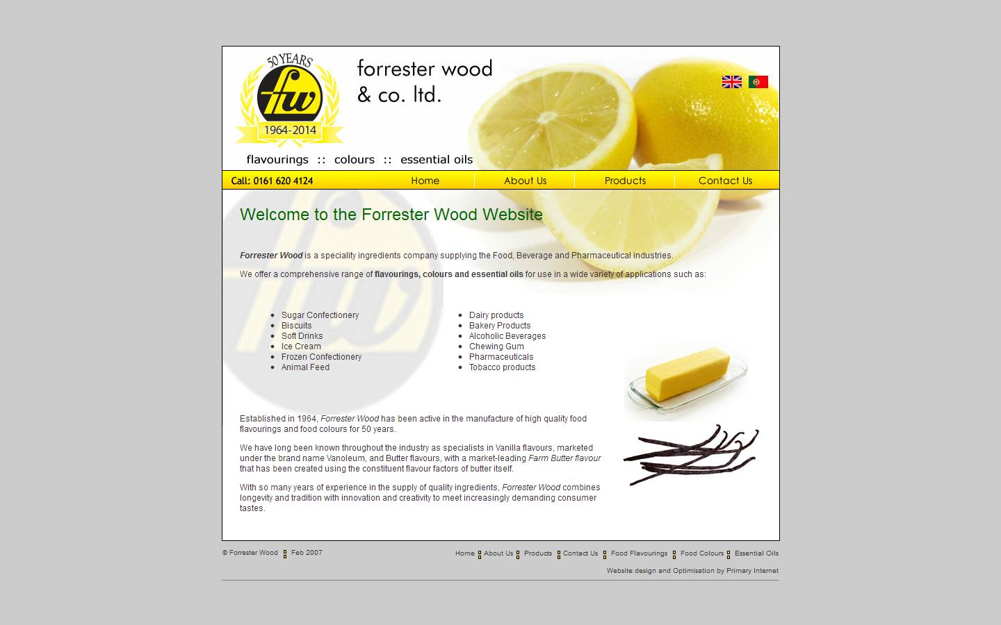 Forrester Wood & Co. Ltd Website