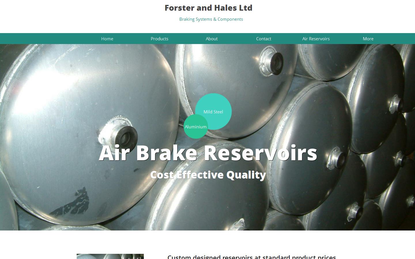 Forster & Hales Ltd Website