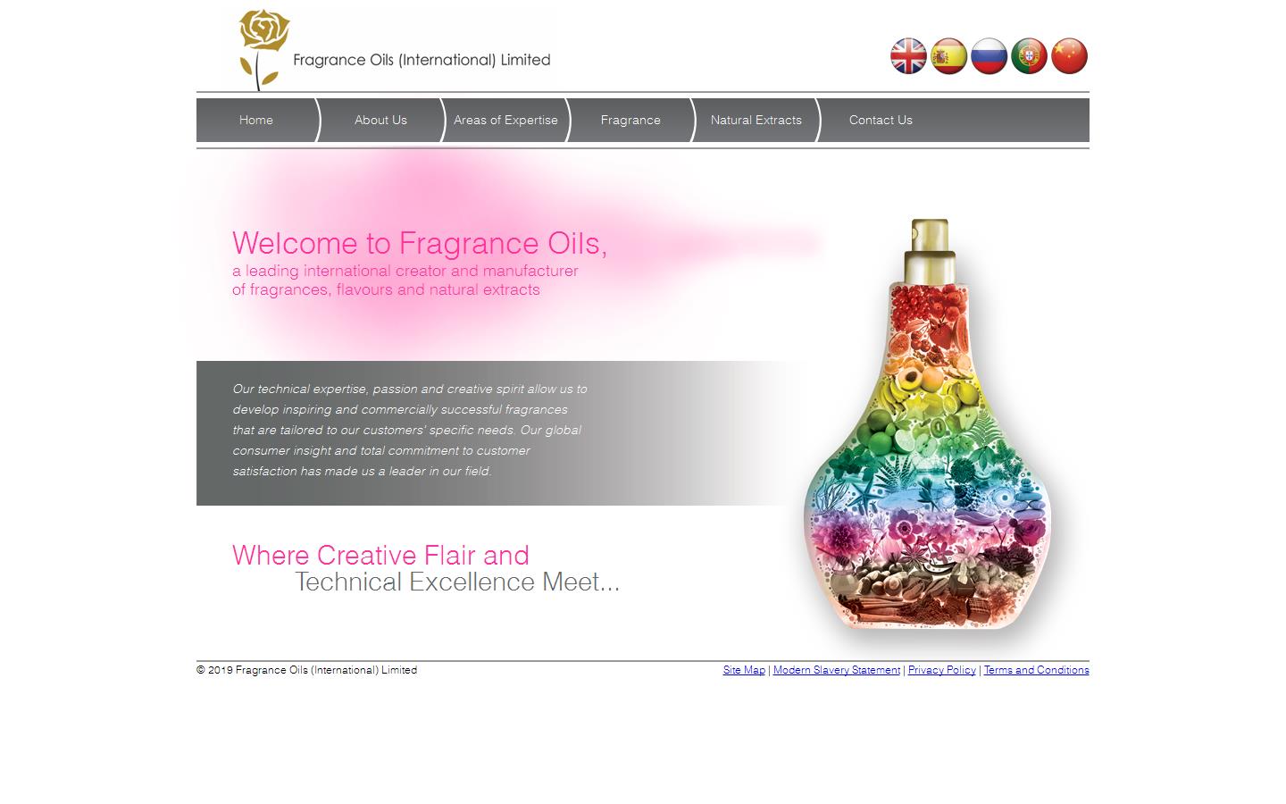 Fragrance Oils International Ltd Website