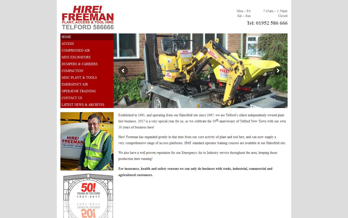 Hire Freeman Website