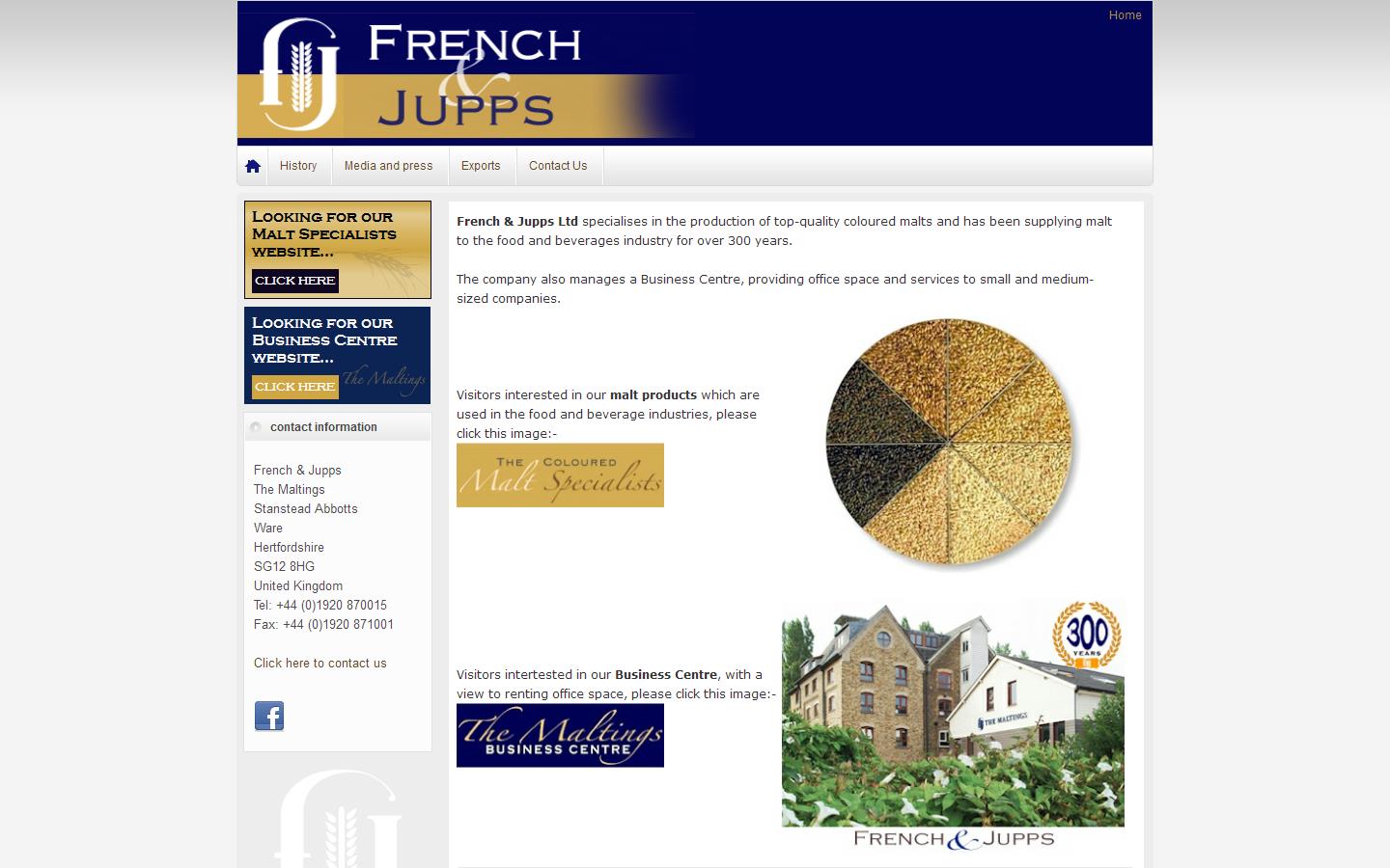 French & Jupps Website