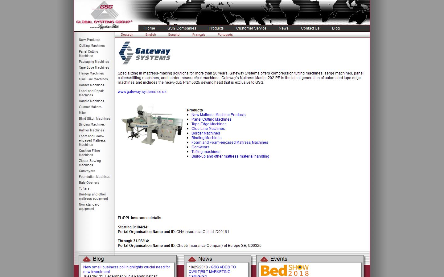 Gateway Systems Website