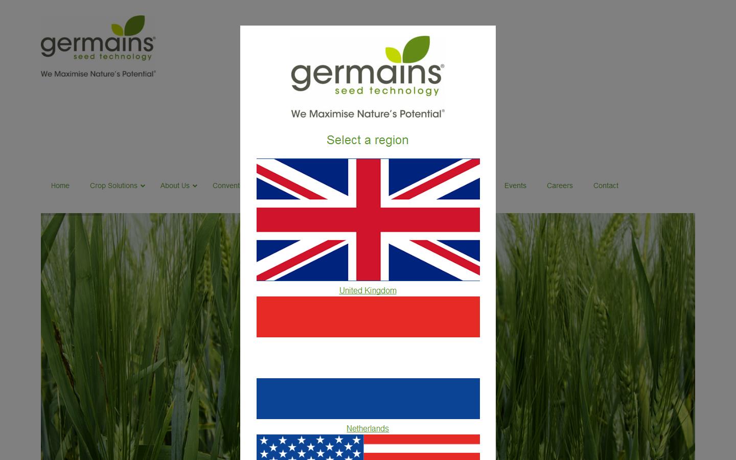 Germains Seed Technology Website