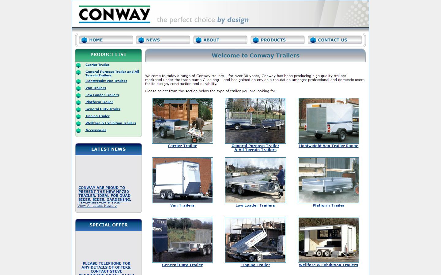 Conway Trailer Division Website