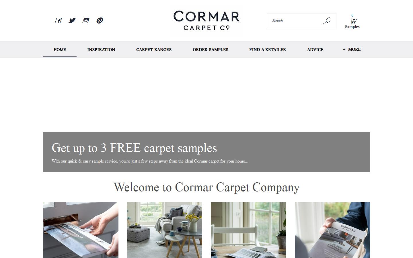 Cormar Carpets Website