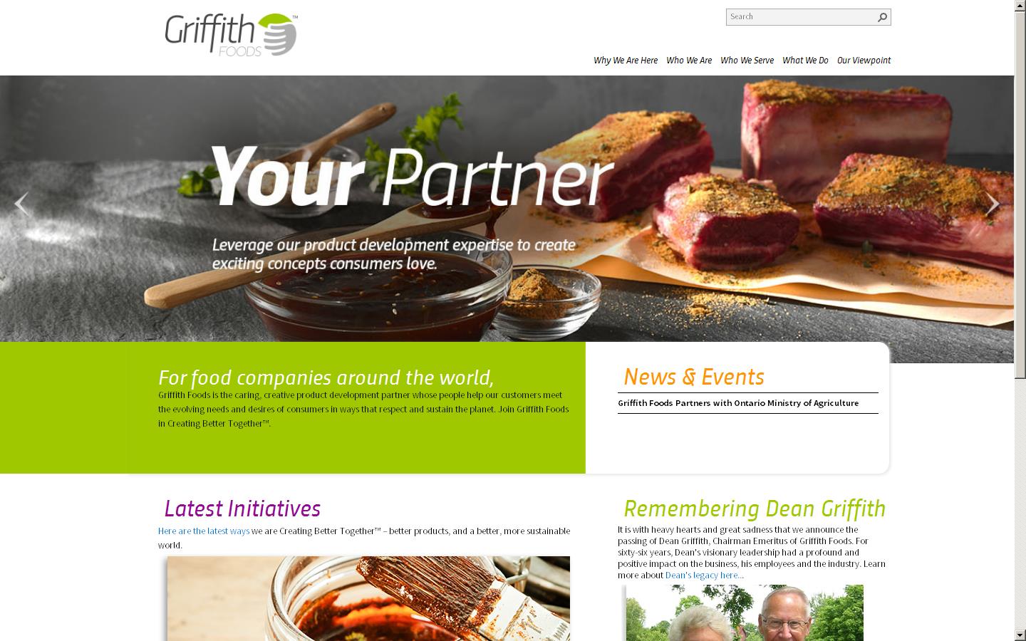 Griffith Foods Website