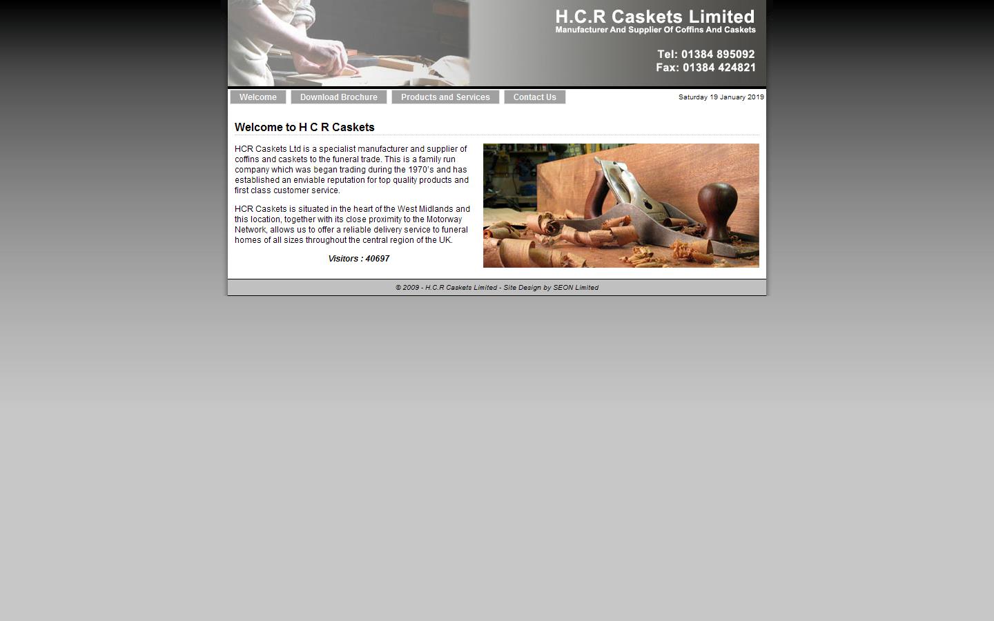 H C R Caskets Ltd Website