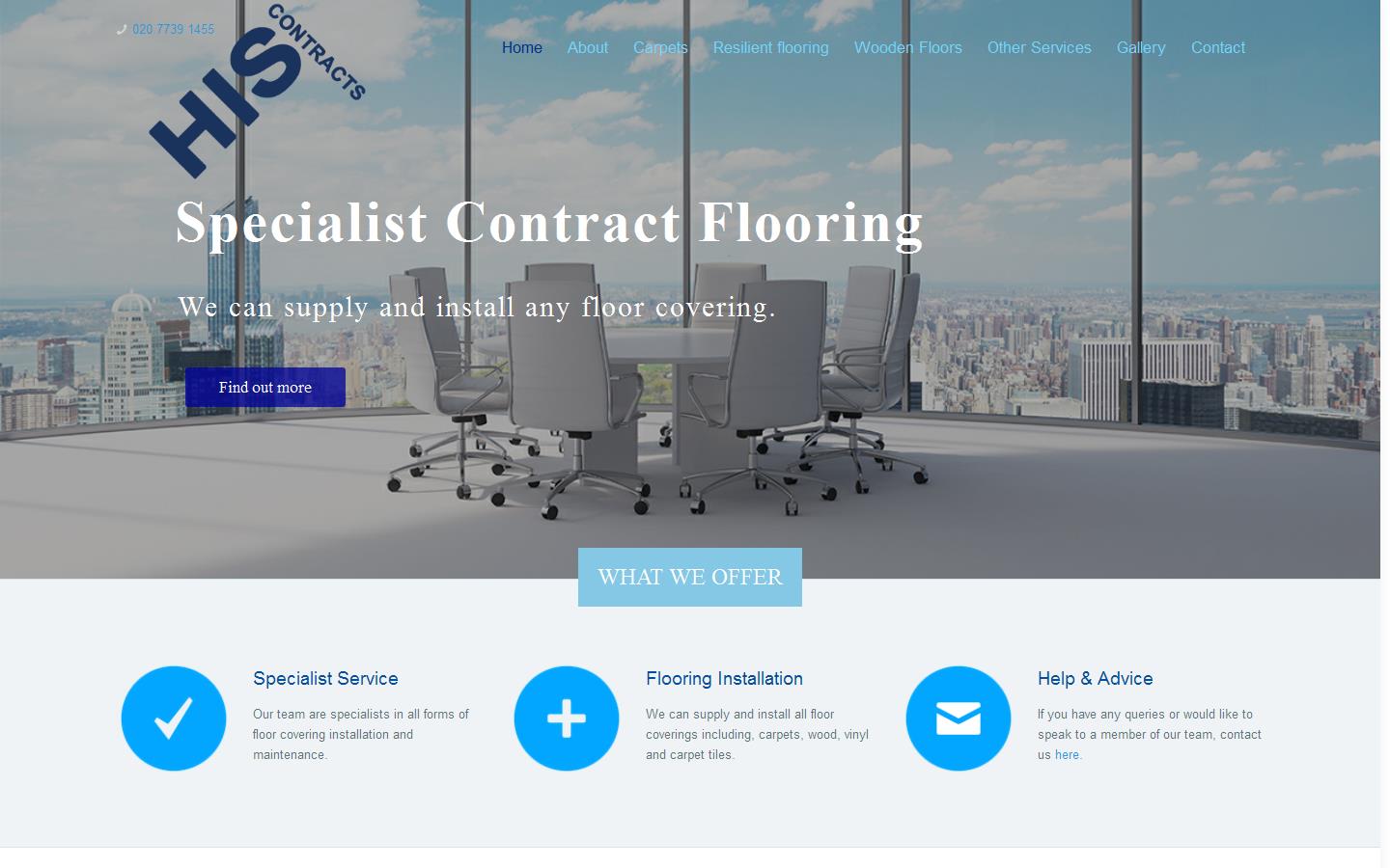 H I S Contracts Website